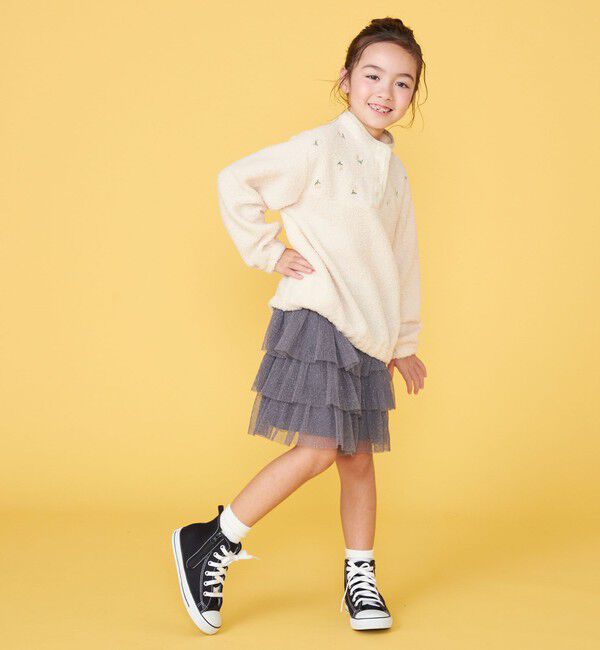 SHIPS KIDS「100～130cm / フラワー エンブロイダリー プルオーバー」|その他|