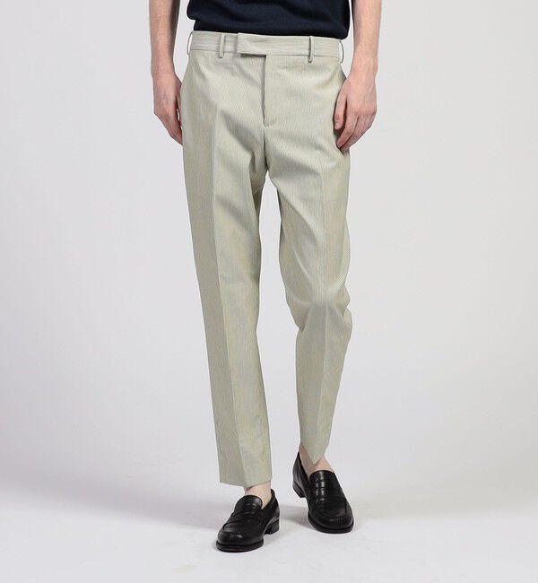 TOMORROWLAND BUYING WEAR「PT TRINO Rebel Fit コットンシルク ノープリーツスラックス」|スラックス|