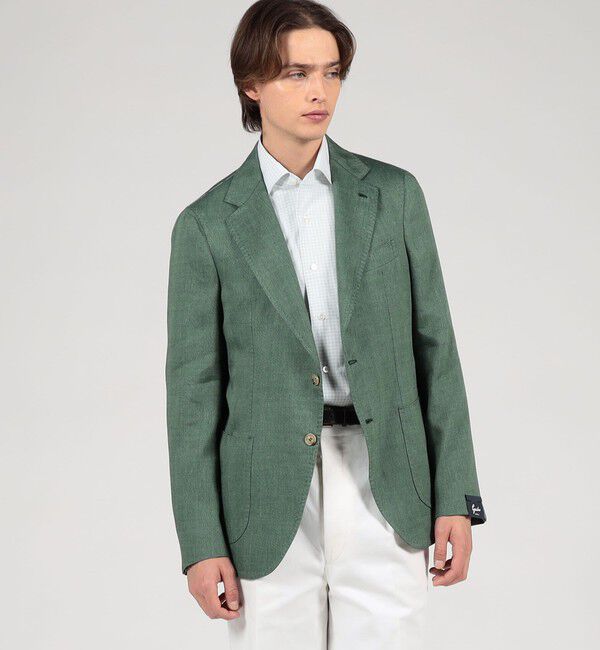 TOMORROWLAND BUYING WEAR「GABO リネンウール シングルブレステッド2Bジャケット」|テーラードジャケット|