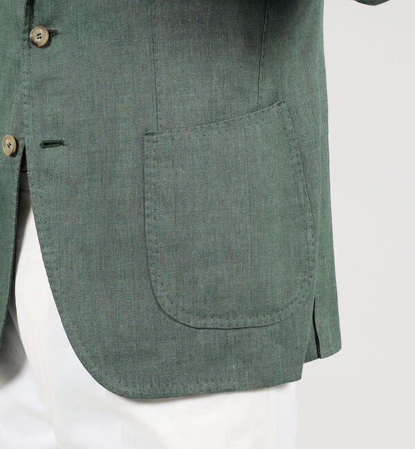 TOMORROWLAND BUYING WEAR「GABO リネンウール シングルブレステッド2Bジャケット」|テーラードジャケット|