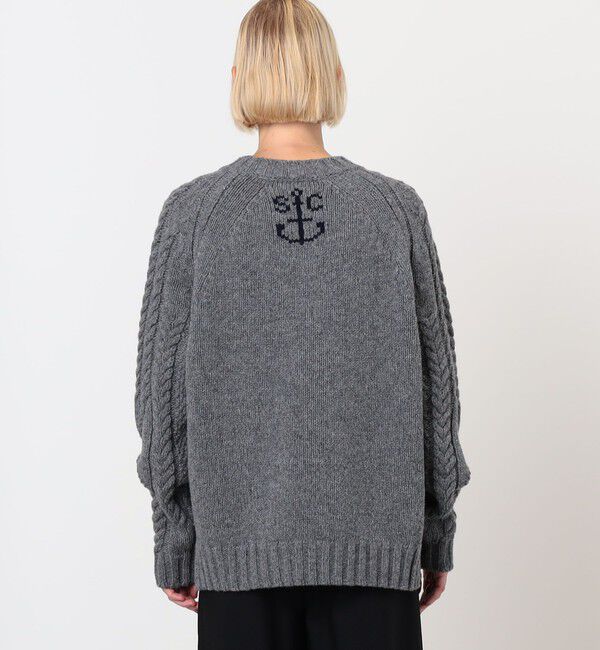 TOMORROWLAND BUYING WEAR「STEFAN COOKE SLASHED CABLE JUMPER ケーブルニット プルオーバー」|ニット・セーター|
