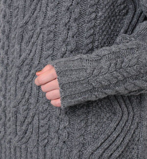TOMORROWLAND BUYING WEAR「STEFAN COOKE SLASHED CABLE JUMPER ケーブルニット プルオーバー」|ニット・セーター|