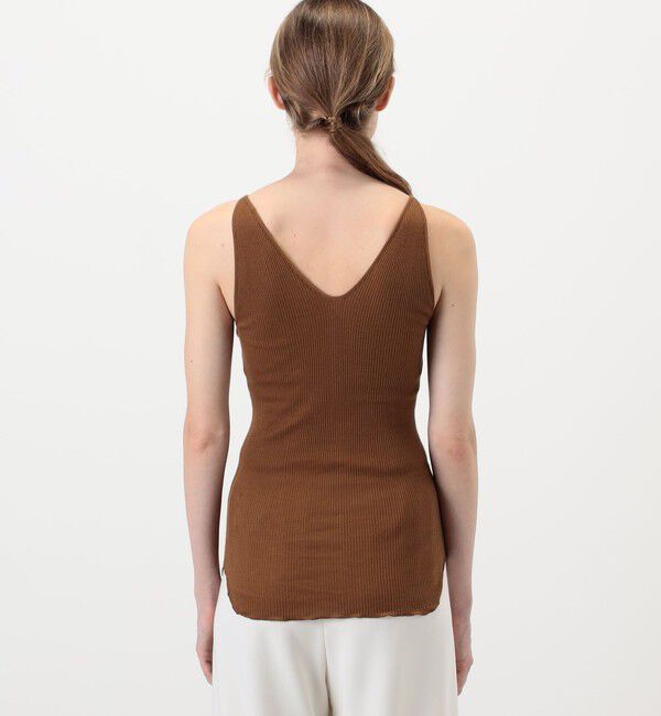 TOMORROWLAND GOODS「HAKUJI V-neck tanktop」|タンクトップ|