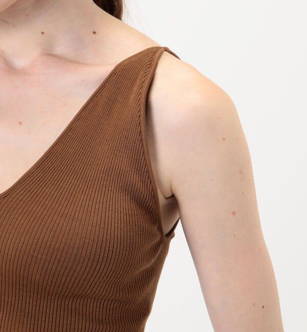 TOMORROWLAND GOODS「HAKUJI V-neck tanktop」|タンクトップ|