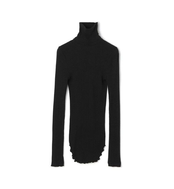 TOMORROWLAND GOODS「HAKUJI Wool rib ハイネックプルオーバー」|Tシャツ・カットソー|19 ブラック