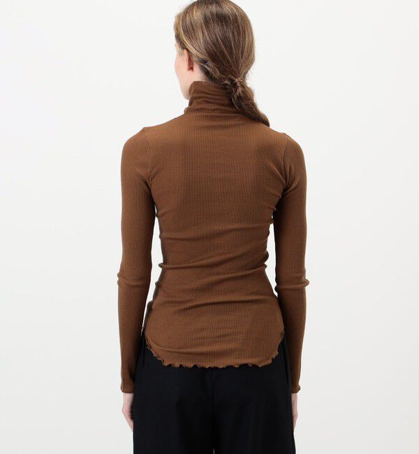 TOMORROWLAND GOODS「HAKUJI Wool rib ハイネックプルオーバー」|Tシャツ・カットソー|