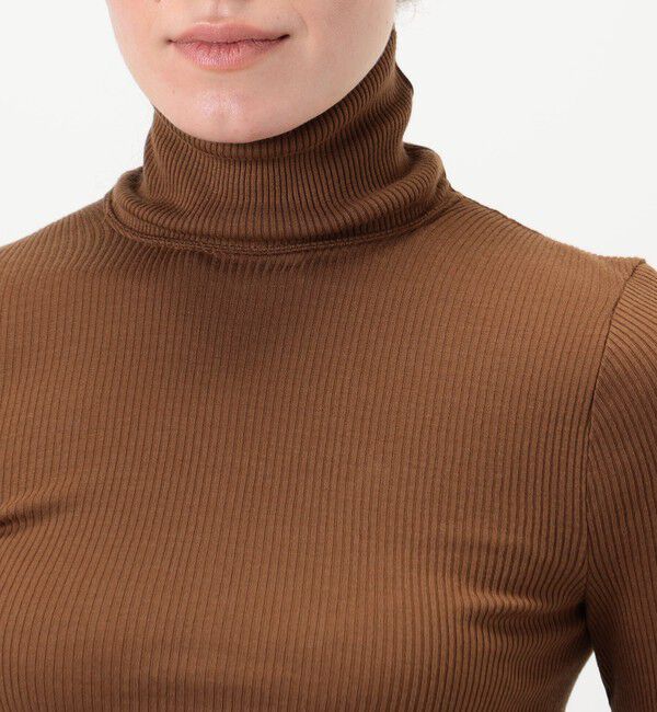 TOMORROWLAND GOODS「HAKUJI Wool rib ハイネックプルオーバー」|Tシャツ・カットソー|