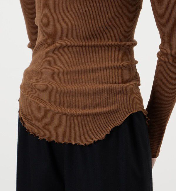 TOMORROWLAND GOODS「HAKUJI Wool rib ハイネックプルオーバー」|Tシャツ・カットソー|