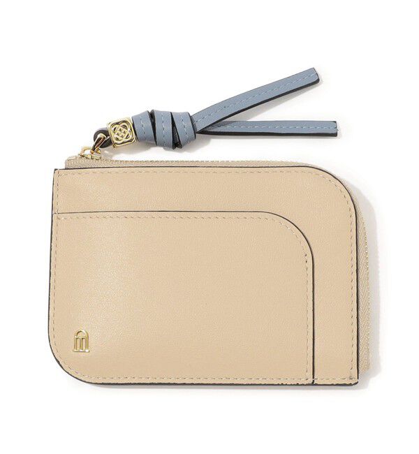 TOMORROWLAND GOODS「ATELIER TOMORROW FLAT レザーウォレット」|財布|41 ライトベージュ