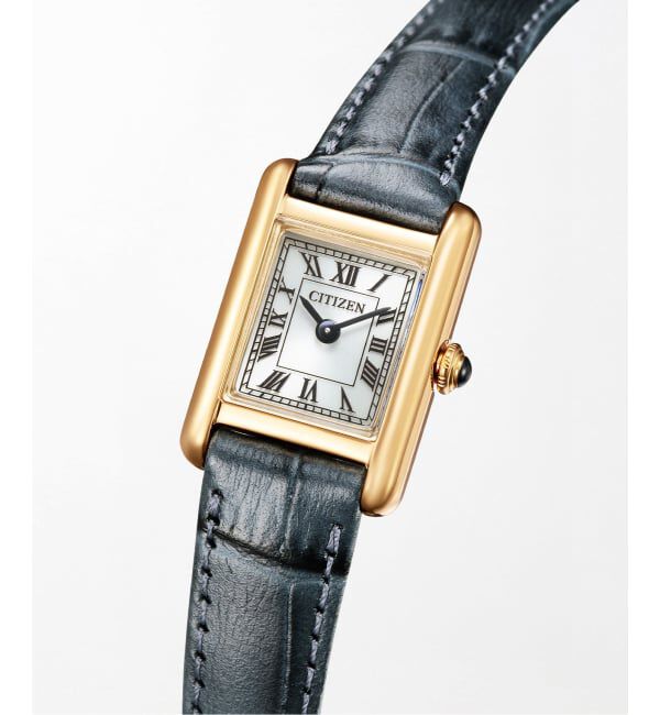 HIROB「CITIZEN Kii Classic Square Kii EG2799-18W Warm gold」|腕時計|