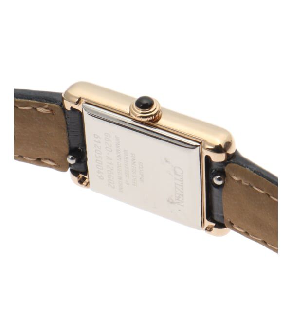 HIROB「CITIZEN Kii Classic Square Kii EG2799-18W Warm gold」|腕時計|