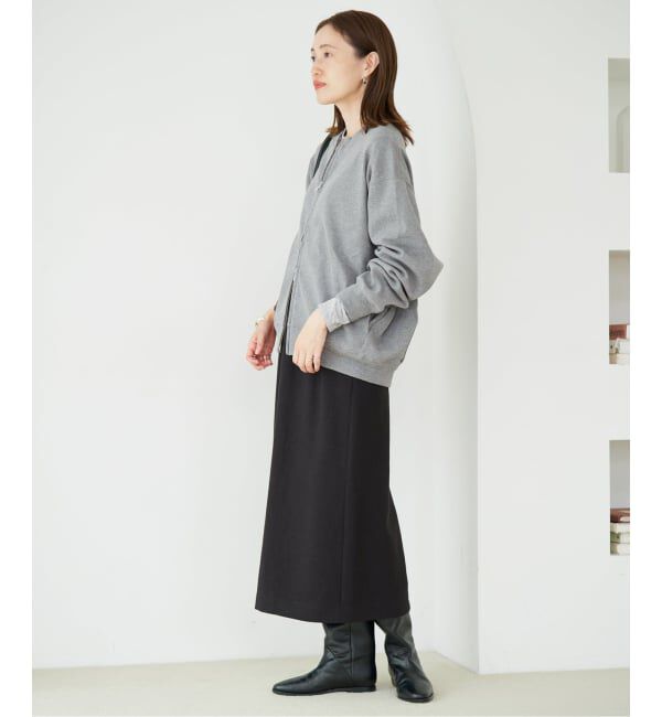 SLOBE IENA「《WEB限定/追加》ダブルZIP クルーネックカーディガン」|カーディガン|