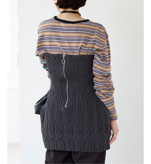 IENA「ケーブルビスチェ」|ニット・セーター|