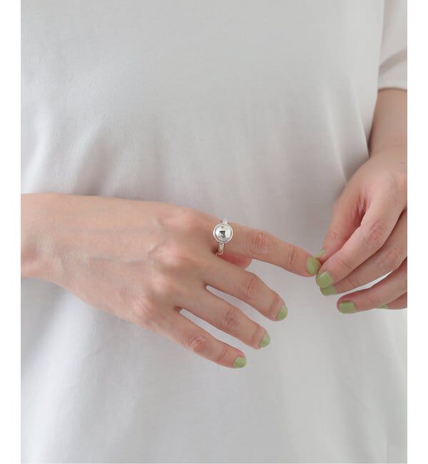 IENA LA BOUCLE「FIVE EIGHTHS ファイブエイス Orb Ring all silver RI-21009」|リング|