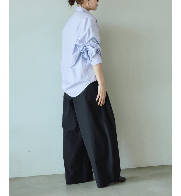 IENA LA BOUCLE「コットンシルクタイプライターシャツ」|シャツ・ブラウス|