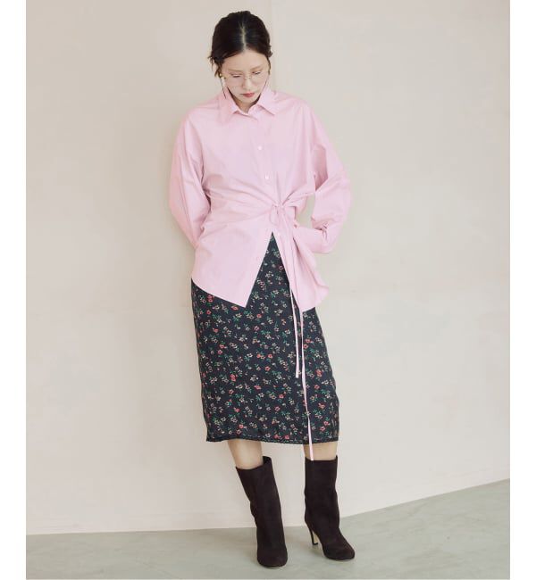 IENA LA BOUCLE「コットンシルクタイプライターシャツ」|シャツ・ブラウス|