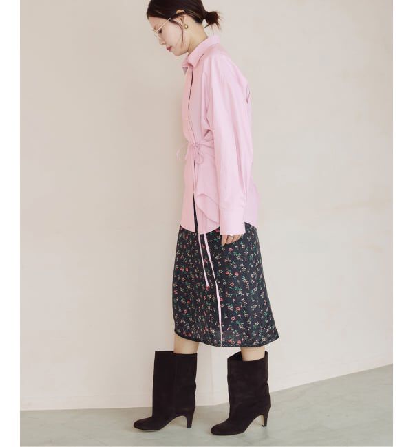 IENA LA BOUCLE「コットンシルクタイプライターシャツ」|シャツ・ブラウス|