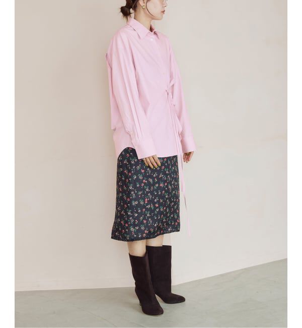 IENA LA BOUCLE「コットンシルクタイプライターシャツ」|シャツ・ブラウス|