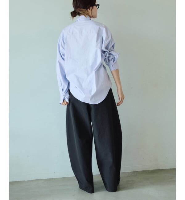 IENA LA BOUCLE「コットンシルクタイプライターシャツ」|シャツ・ブラウス|