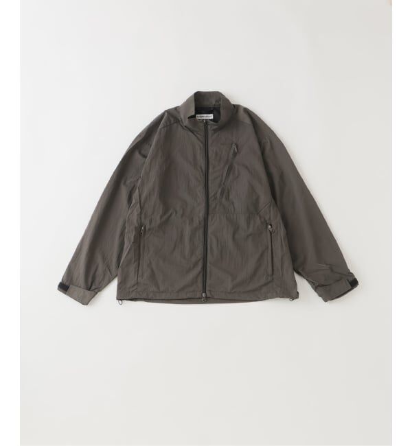 PULP「cabaret poval / キャバレーポバール METALIC NYLON UTILITY JKT」|ブルゾン・スタジャン|グレー