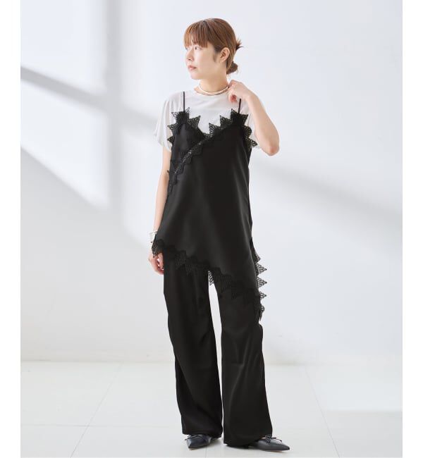 journal standard L'essage「The Loom/ザ ルーム LACE CAMISOLE TOP キャミソール」|キャミソール|
