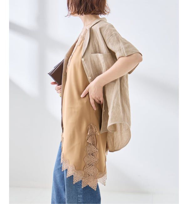 journal standard L'essage「The Loom/ザ ルーム LACE CAMISOLE TOP キャミソール」|キャミソール|