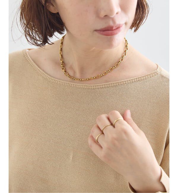 journal standard L'essage「MERAKI/メラキ OVAL CHAIN NECKLACE ネックレス」|ネックレス|