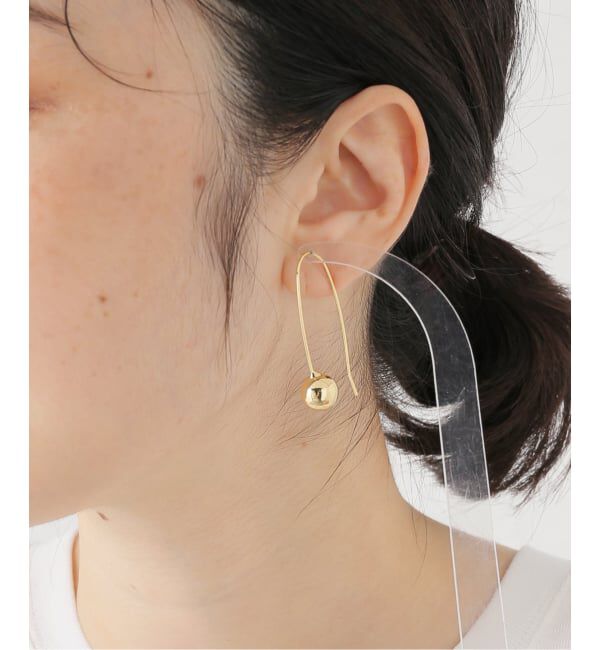 JOURNAL STANDARD relume「【Kenneth Jay Lane/ケネス ジェイ レーン】 gold drop wire earring」|ピアス|