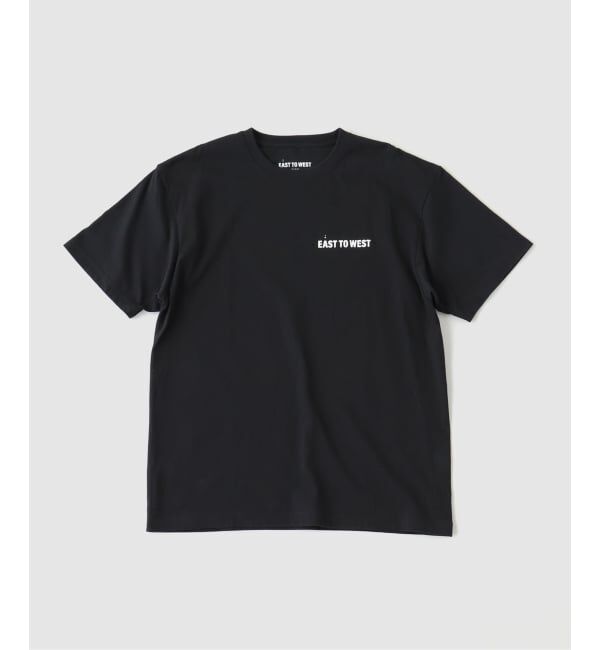 JOURNAL STANDARD「EAST TO WEST ROUTE 66 Tee」|Tシャツ・カットソー|ブラック