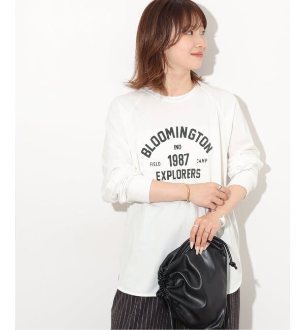 JOURNAL STANDARD relume「《新色》ラグランスリーブカレッジロングスリーブTEE」|Tシャツ・カットソー|