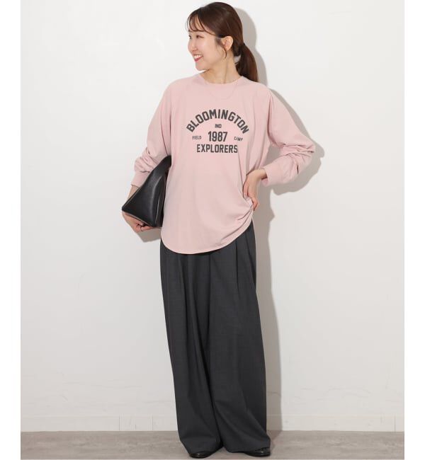 JOURNAL STANDARD relume「《新色》ラグランスリーブカレッジロングスリーブTEE」|Tシャツ・カットソー|