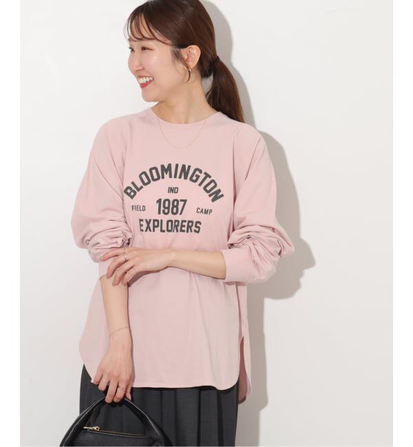 JOURNAL STANDARD relume「《新色》ラグランスリーブカレッジロングスリーブTEE」|Tシャツ・カットソー|
