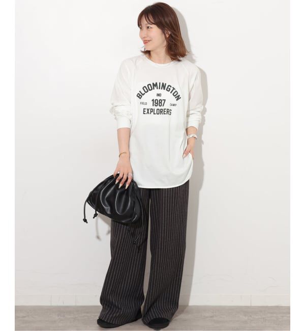 JOURNAL STANDARD relume「《新色》ラグランスリーブカレッジロングスリーブTEE」|Tシャツ・カットソー|