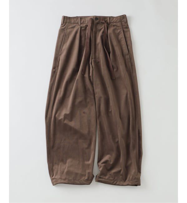 JOURNAL STANDARD「《予約》ベロア オーバー パンツ」|スラックス|ブラウン