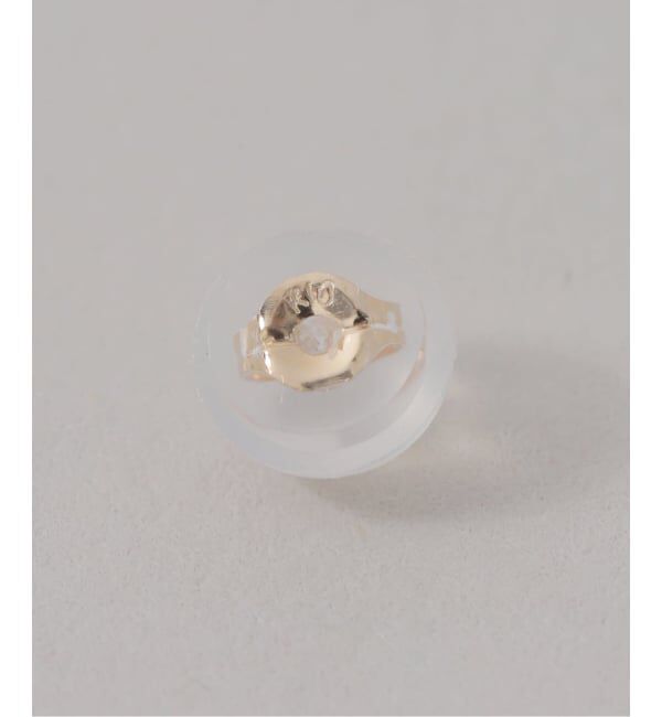 Lilas by Spick&Span「《追加予約》プレイドクリップチェーンピアス K10（両耳）」|ピアス|