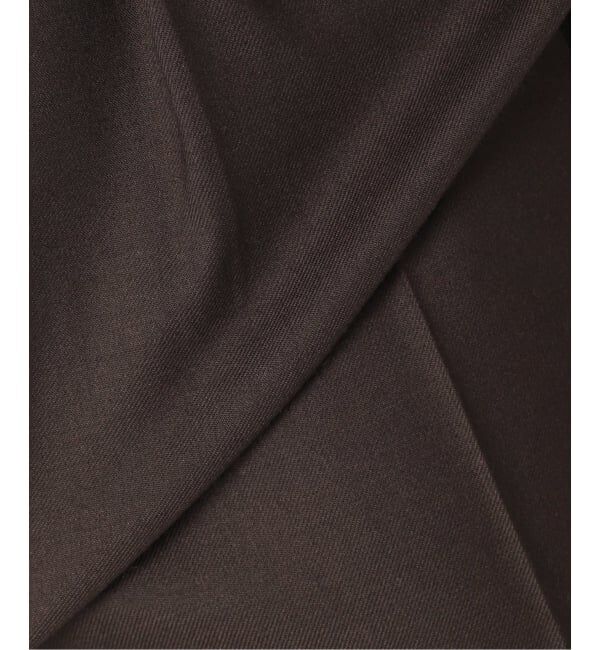 U by SPICK&SPAN「ツイルストレッチタックパンツ」|スラックス|