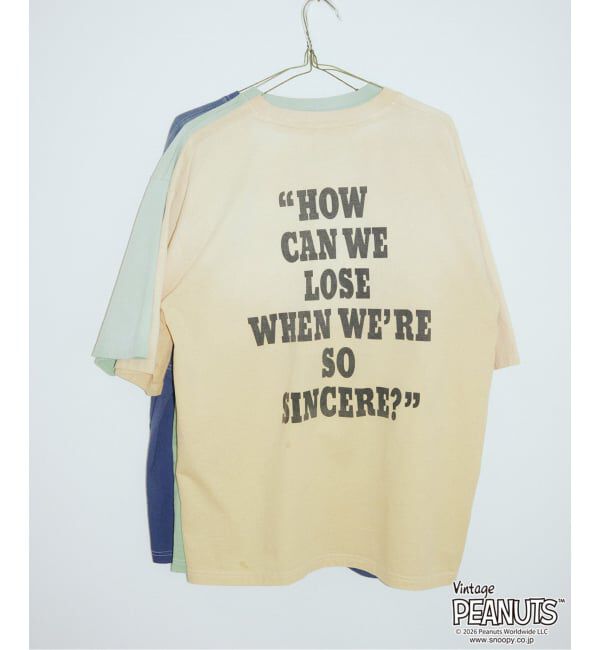 FRAMeWORK「JOHNBULL/ジョンブル PEANUTS CHARLIE BROWN TEE」|Tシャツ・カットソー|