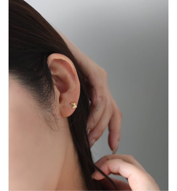Lilas by Spick&Span「スタッズピアス K18（両耳）」|ピアス|