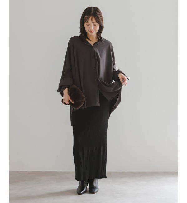 NOBLE「COG THE BIGSMOKE/コグザビッグスモーク OLGA BAND COLLAR SHIRT」|シャツ・ブラウス|