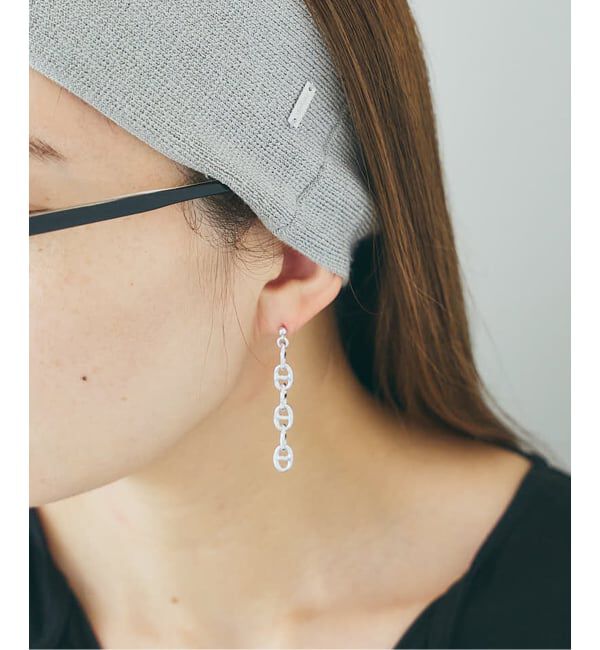 U by SPICK&SPAN「SHUU/シュウ 奏那 SONA チェーンピアス SILVER」|ピアス|