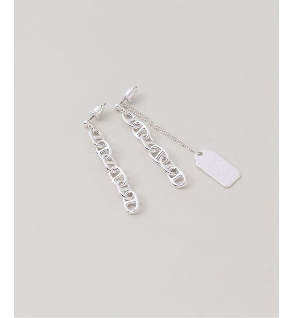 U by SPICK&SPAN「SHUU/シュウ 奏那 SONA チェーンピアス SILVER」|ピアス|