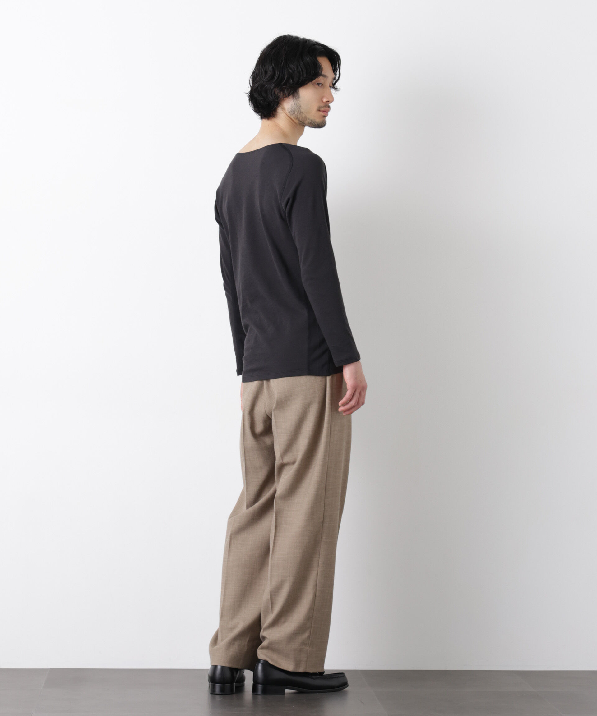 nano･universe「Anti Soaked(R)Plus インナーTシャツ 長袖」|Tシャツ・カットソー|