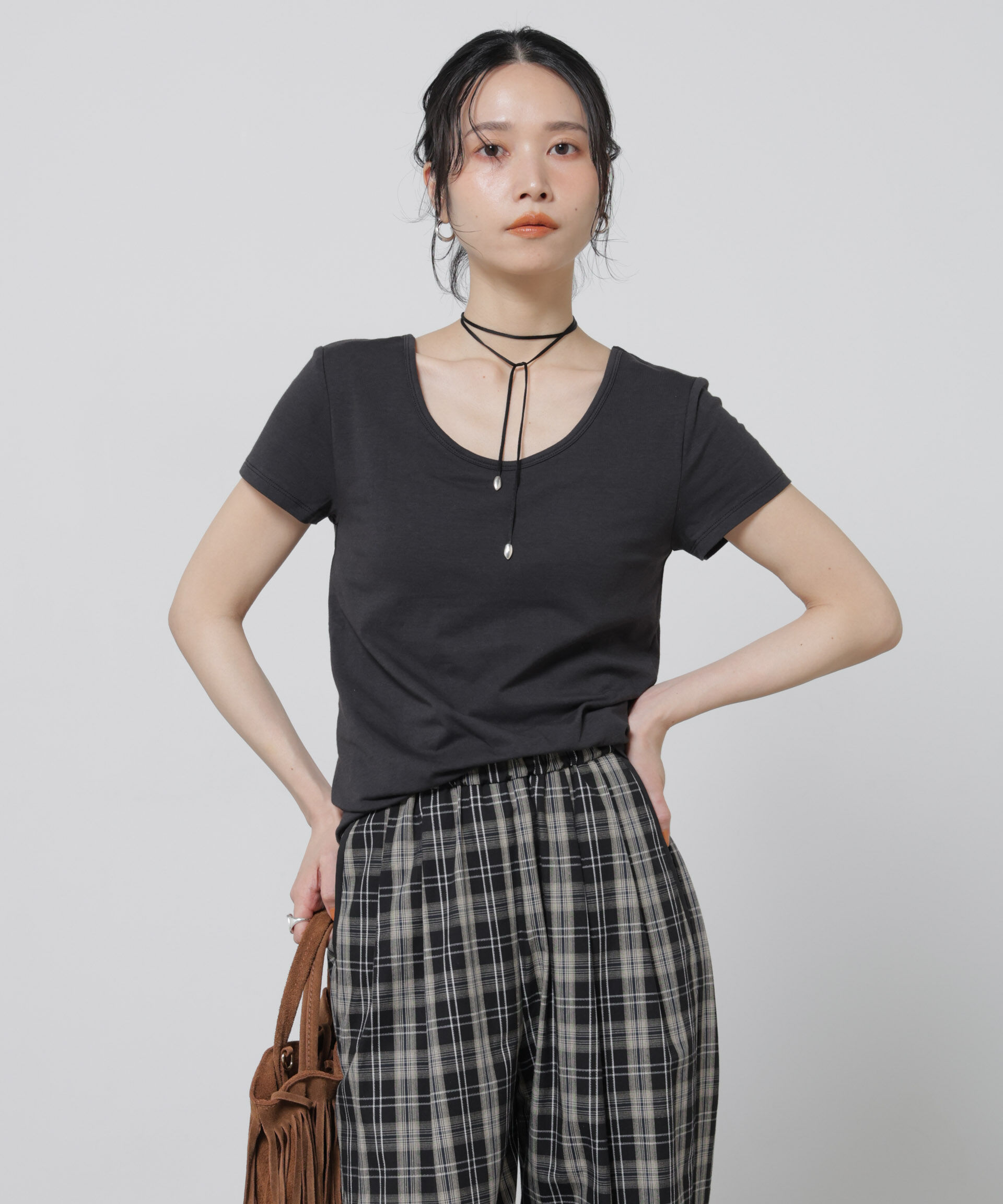 NANO universe「Anti Soaked(R) 汗染み防止カップ付きTシャツ」|Tシャツ・カットソー|