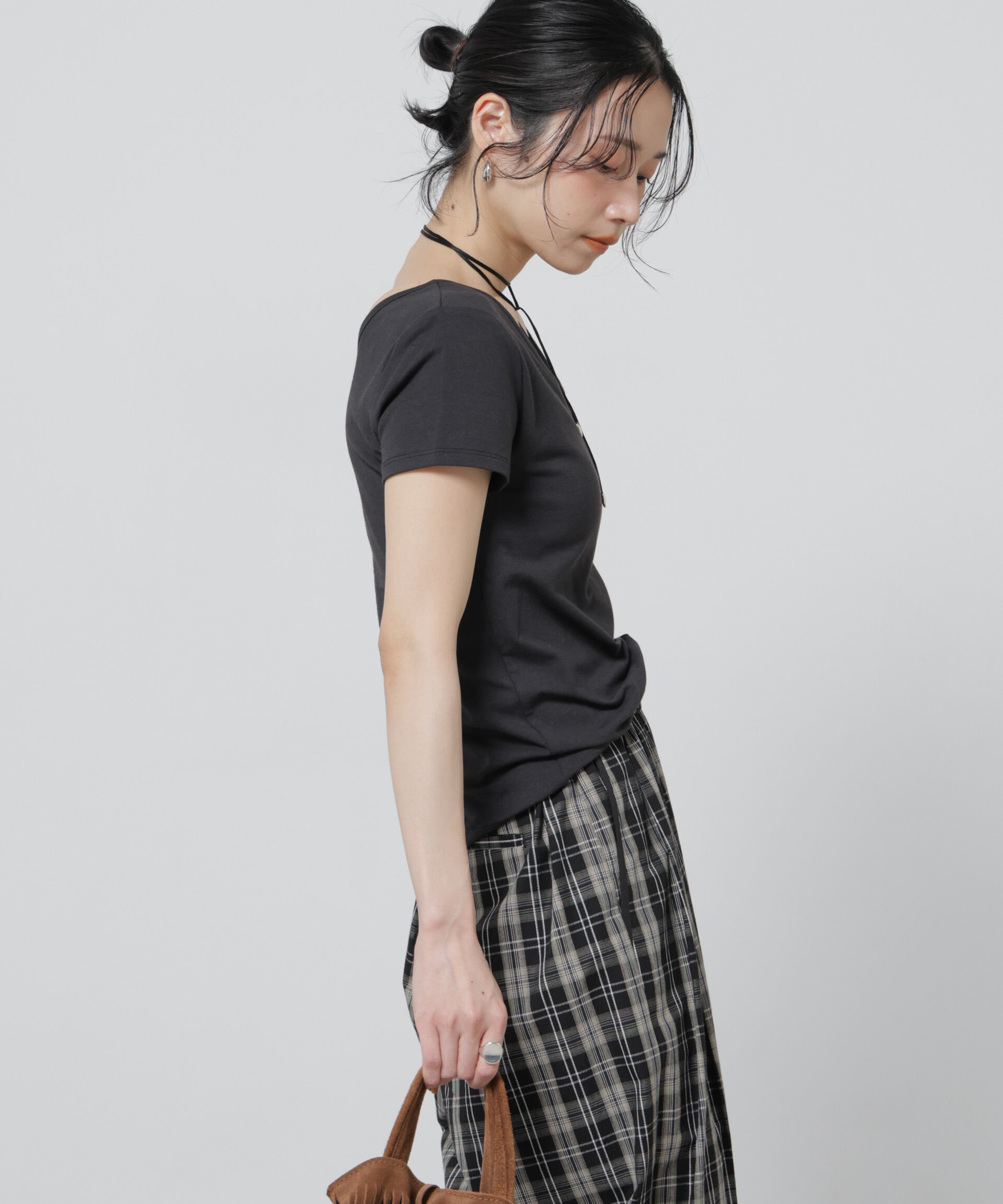 NANO universe「Anti Soaked(R) 汗染み防止カップ付きTシャツ」|Tシャツ・カットソー|