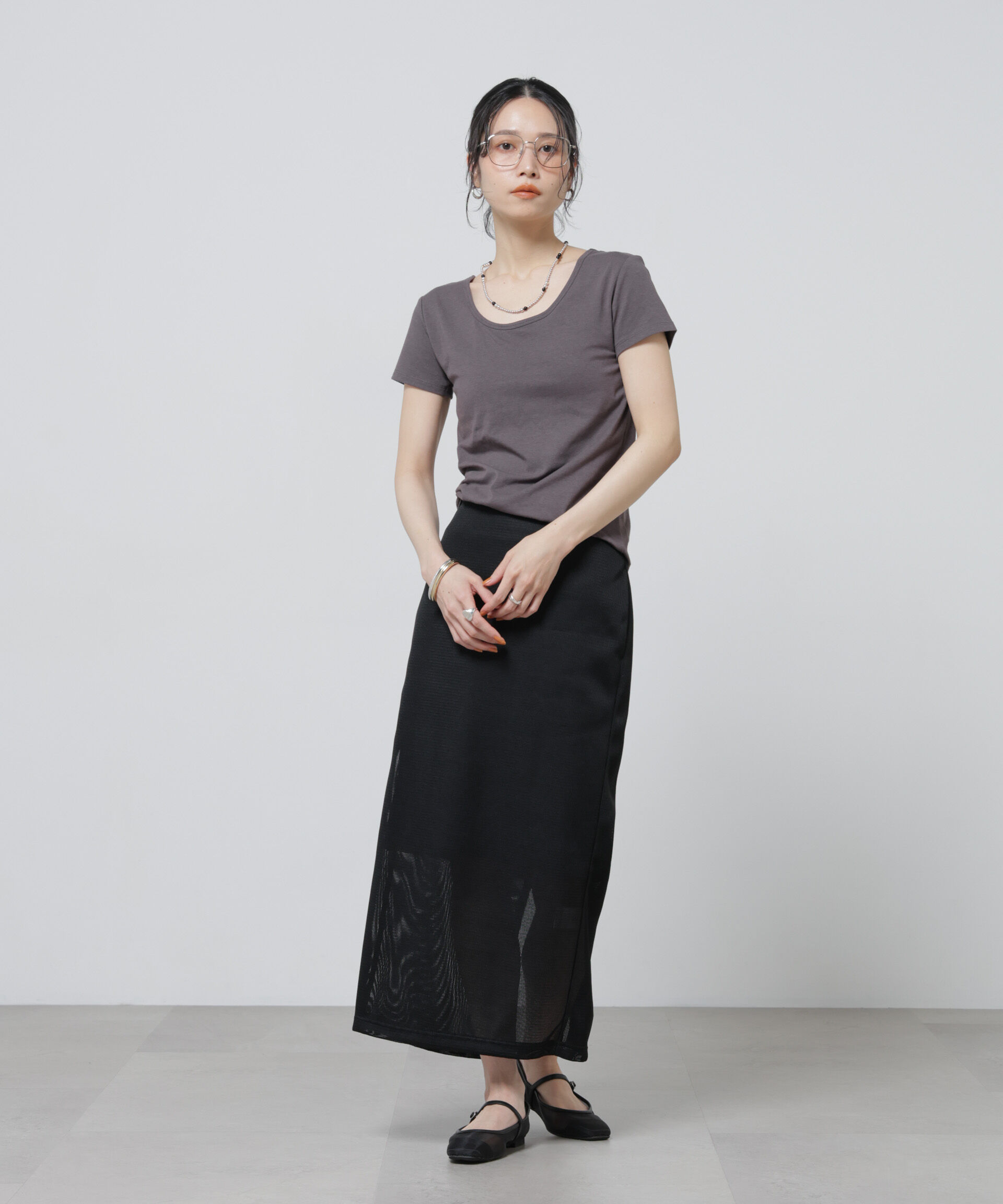 NANO universe「Anti Soaked(R) 汗染み防止カップ付きTシャツ」|Tシャツ・カットソー|
