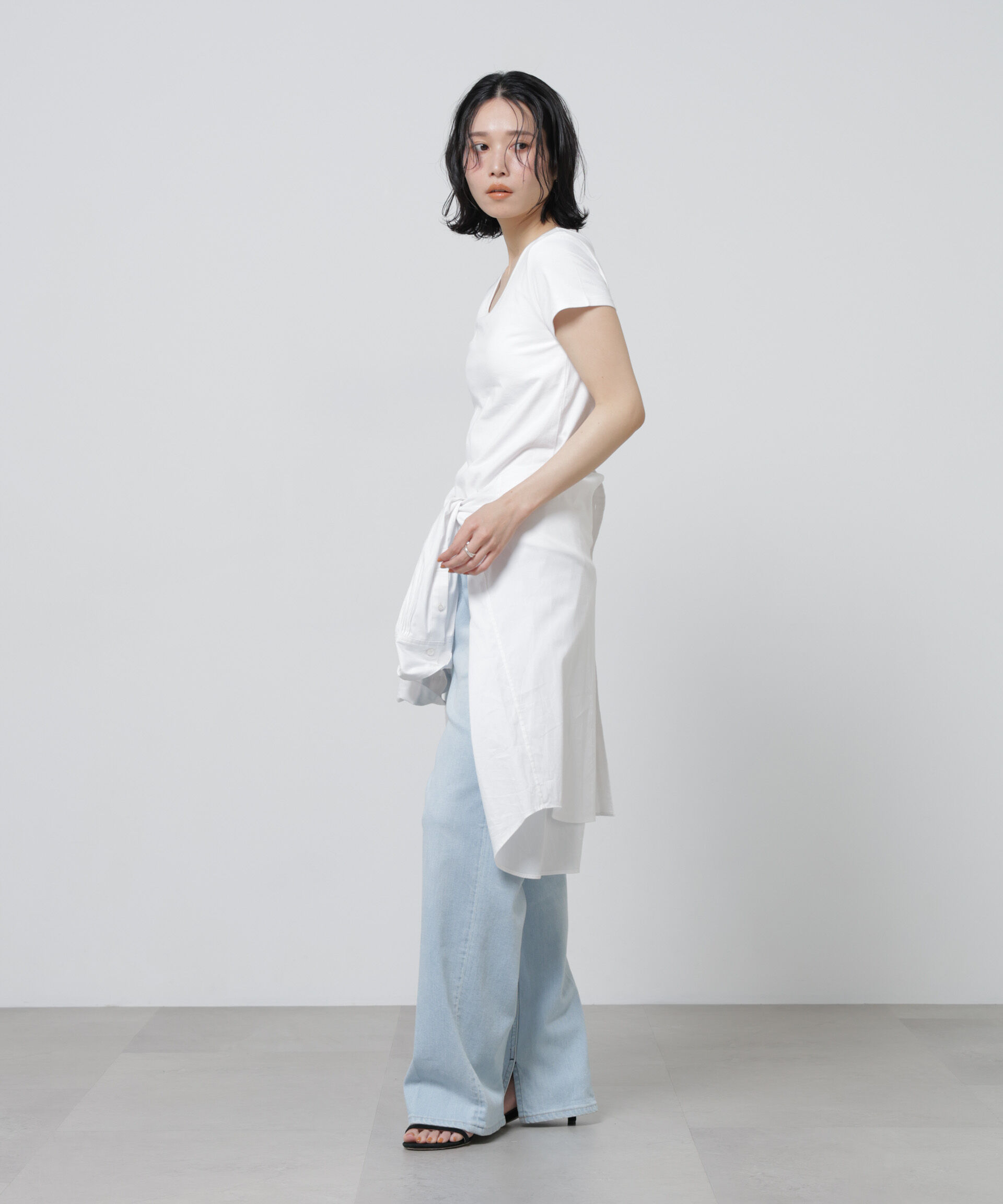 NANO universe「Anti Soaked(R) 汗染み防止カップ付きTシャツ」|Tシャツ・カットソー|
