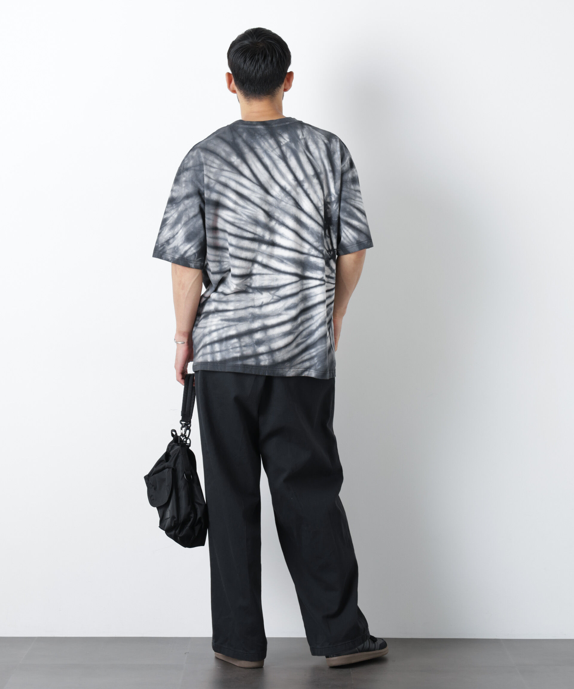 NANO universe「ブラックタイダイTシャツ」|Tシャツ・カットソー|