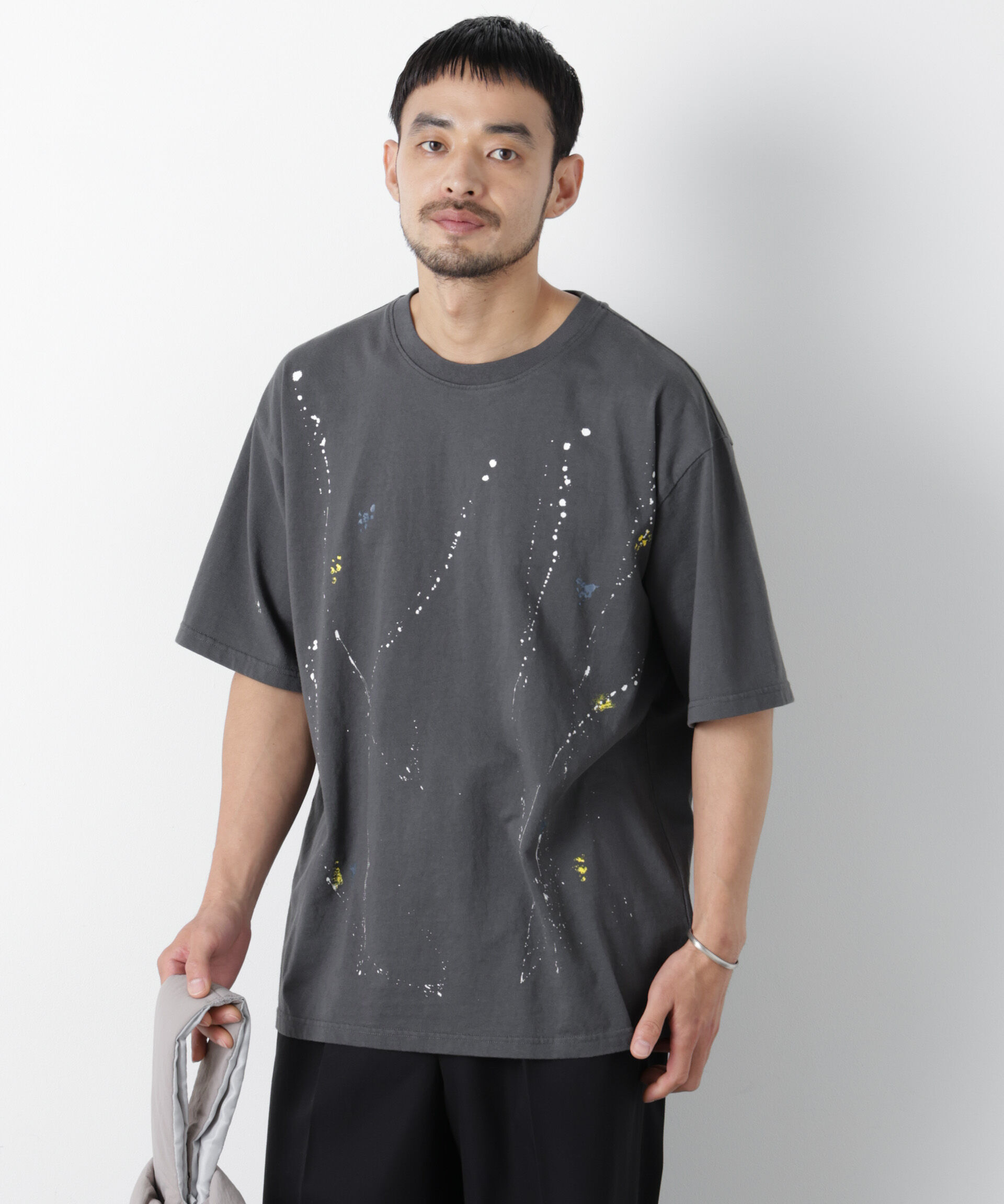 NANO universe「ブラックタイダイTシャツ」|Tシャツ・カットソー|パターン32