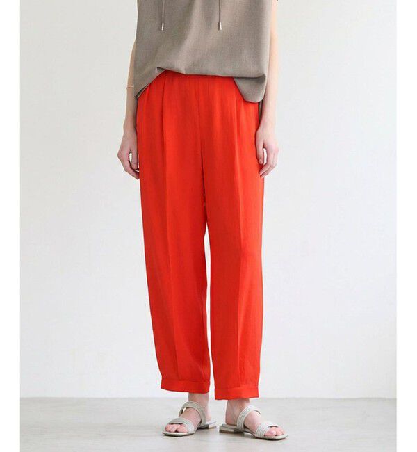 BEIGE,「【Precious掲載】YANN / 裾カフス イージーアンクルパンツ」|その他|Red
