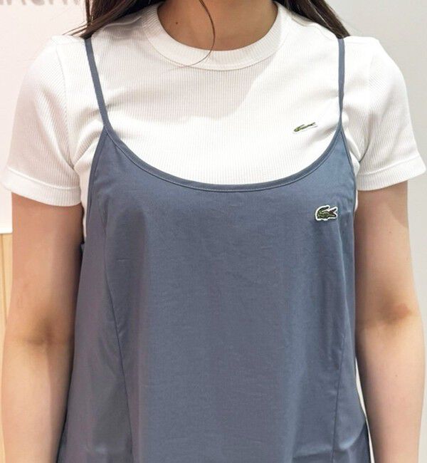 LACOSTE「ストレッチタイプライターキャミドレス / キャミワンピース」|ワンピース|